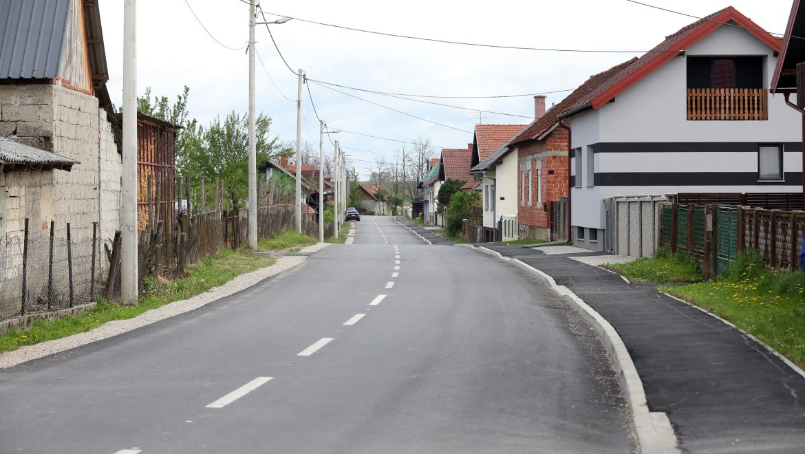 Rekonstruirana i obnovljena Radnička ulica u Majerju dužine 1038 metara