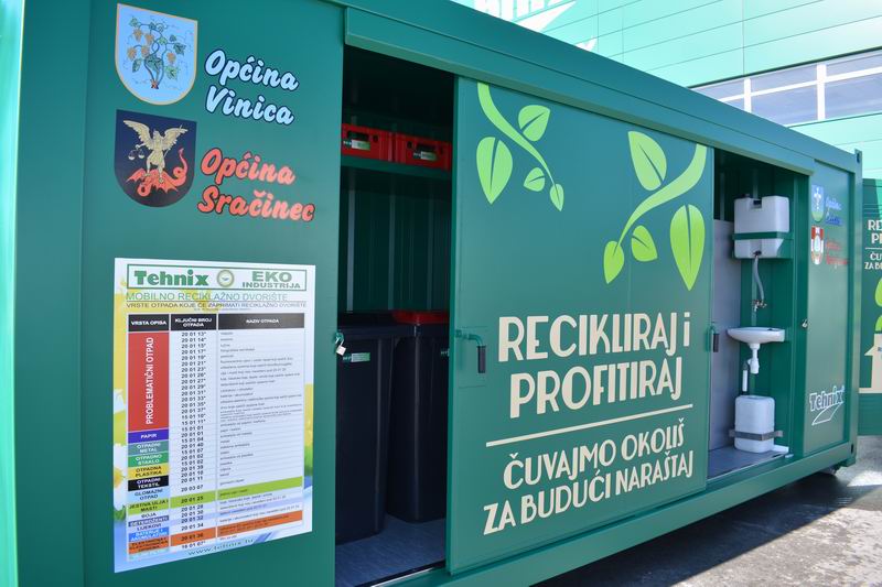 Raspored korištenja mobilnog reciklažnog dvorišta za mještane Općine Petrijanec – travanj 2022.g.