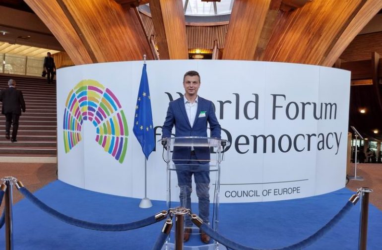 VII. Svjetski forum za demokraciju: Načelnik Općine Petrijanec Željko Posavec na Vijeću Europe u Strasbourgu