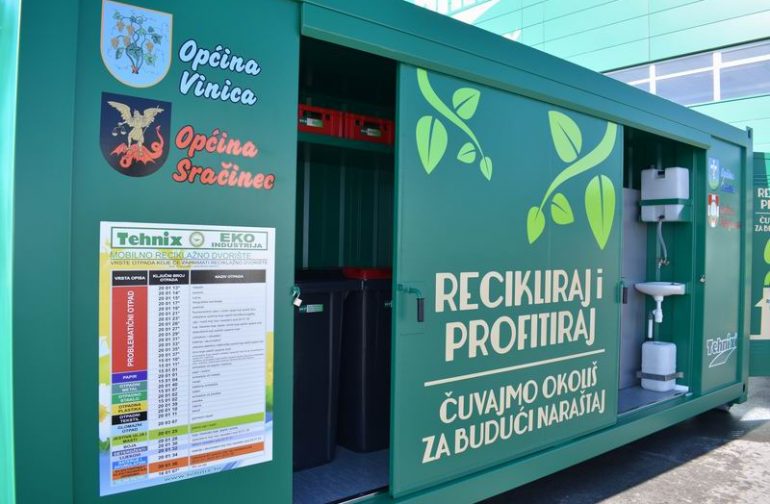 Raspored korištenja mobilnog reciklažnog dvorišta za mještane Općine Petrijanec – svibanj 2023.godina