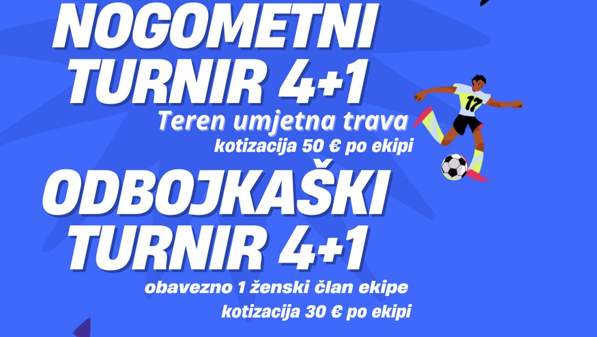 Nogometni i odbojkaški turnir Nova Ves – 28. srpnja 2024. (nedjelja) u 10 sati
