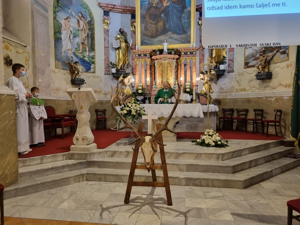Povodom obilježavanja Svetog Huberta održana sveta misa