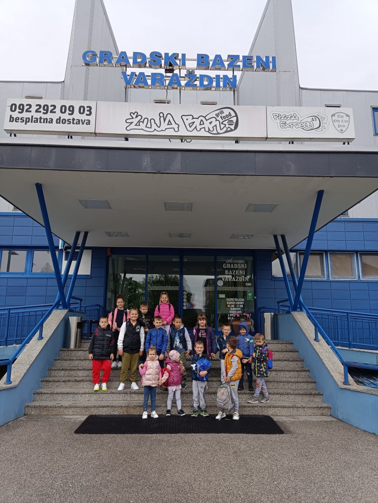 Mali sportaši Dječjeg vrtića “Petrijanec” na bazenima u Varaždinu